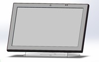 Tableta Android de Escritorio de 10.1 Pulgadas (Forma de L) con Lector NFC, Pantalla IPS, WiFi para Uso en Hoteles, Hogares y Garajes
