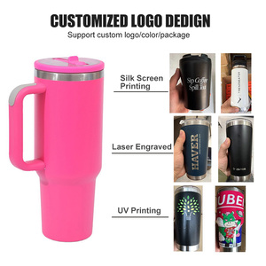Nouvelle Tasse Isotherme Anti-fuite 2026 pour l'Aventure, Modèle Original Stan Cup 40 oz avec Poignée, en Acier Inoxydable, Mug à Café Sous Vide 40 Ounces - Product Image 3