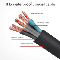 YongTao kabel PVC konduktor tembaga terisolasi PVC listrik industri Motor pompa Submersible JHS tahan air tahan aus