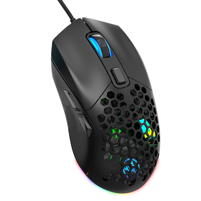 X300 RGB Wired Gaming Mouse With 6 Programmable Buttons Adjustable DPI Gaming Mice for Computers