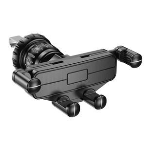 360-Grad-Drehbarer ABS-Kunststoff Smartphone-Halter mit L-Haken-Clip Universelle Auto-Lüftungshalterung - Product Image 5