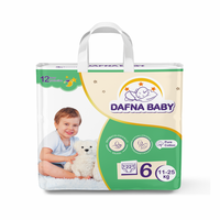 Pañales para Bebé Dafna XXL, Paquete de 22, Talla 6, Suaves y Transpirables, con Cinta Adhesiva, Súper Absorbentes, Económicos, al por Mayor