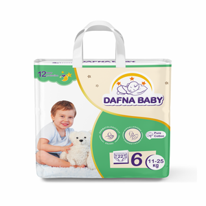 Pañales para Bebé Dafna Xxl, Paquete de 22, Talla 6, Pañales con Cinta de Alta Absorción, Súper Absorbentes y Económicos al por Mayor - Product Image 1