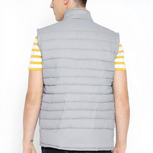 Gilet matelassé léger et respirant pour homme, qualité supérieure, sans manches, pour l'automne, avec logo personnalisé, en toile, idéal pour l'extérieur - Product Image 3