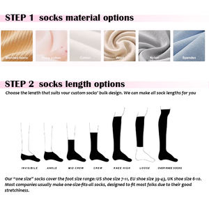 Chaussettes de yoga bouclées antidérapantes Smile Custom Logo Grip Trampoline Pilates, chaussettes de compression - Product Image 2