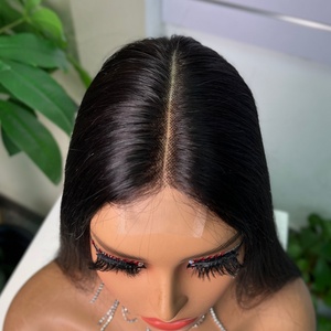 Peluca de Cabello Humano Virgen de Calidad Premium, Estilo Kim K, Lacia, para Mujeres Negras, Peluca con Frente de Encaje 2*6, Precio al por Mayor - Product Image 3