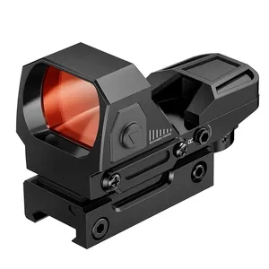 Nova Chegada 1X22X33 Reflex Sight 4 Retículo Red Dot Sight Optics ON & Off Switch Para 20mm Mount Caça Acessórios