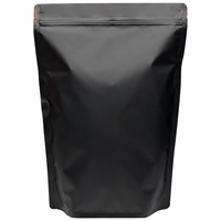 Sachet Doypack de qualité alimentaire avec fermeture éclair, résistant à l'humidité et refermable, pour l'emballage de grains de café et de produits secs