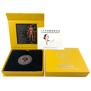 จี้ห้อยคอ ECAMAZ หมาย<span class=keywords><strong>เลข</strong></span> <span class=keywords><strong>2</strong></span> แบบอารบิก 1500-3500 ประจุลบ ควอนตัม สเกลาร์ ป้องกันรังสี OEM - Product Image 2
