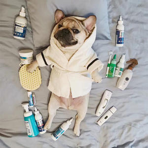 Albornoz de Baño Personalizado Ecológico para Mascotas - Bata de Fibra Personalizada Súper Absorbente para Perros - Product Image 3