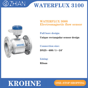 เครื่องวัดการไหลแบบแม่เหล็กไฟฟ้า KROHNE Caudalimetro Electromagnetico WATERFLUX 3100 เซ็นเซอร์แม่เหล็กไฟฟ้า - Product Image 4