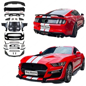 <span class=keywords><strong>Prix</strong></span> d'usine pour FORD <span class=keywords><strong>Mustang</strong></span> 2015-2023 Transformation en style GT500 Shelby avec pare-chocs avant et arrière, calandre, jupes latérales, capot, ailes - Product Image 1
