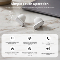 Auriculares Inalámbricos JL de Baja Latencia para Juegos, 5.4 30ms, Auriculares con Clip para Oreja, Deportivos, Estéreo, Bajos, IPX4, Resistentes al Agua, LED Digital