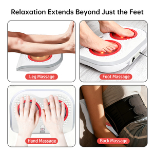 Masajeador de Pies Inteligente 3D de Alta Calidad con Rotación Dual y Calor, Máquina de Masaje Eléctrico Shiatsu para Pies con Funda Lavable - Product Image 4