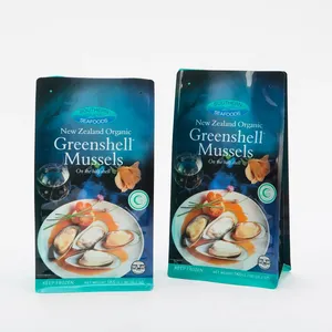 High Quality Flat Bottom Pouch Seafoods Plastic Bag