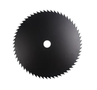 10인치 255mm 40/60/80 톱니 카바이드 팁 브러시 커터 톱날 (홀 없음), 1인치 아버 잔디 트리머 교체용 날