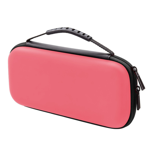 Nintendo Switch Lite Storage Bag with Zipper Closure PU Material Portable Digital Storage Case 23x10x4cm