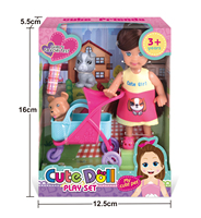 Habillage de simulation pour enfants maison de jeu exquise sirène princesse fille poupée jouet cadeau poupée ensemble