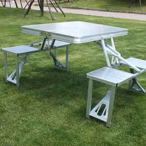 <b>Outdoor</b> <b>Foldable</b> <b>Table</b> and Chairs Mesa Rectangular Plegable Para Camping - Product Image 2
