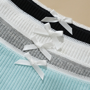 Ropa interior para niñas <span class=keywords><strong>con</strong></span> borde <span class=keywords><strong>de</strong></span> encaje <span class=keywords><strong>de</strong></span> tamaño europeo y americano <span class=keywords><strong>con</strong></span> <span class=keywords><strong>hilo</strong></span> <span class=keywords><strong>de</strong></span> lazo Tanga <span class=keywords><strong>de</strong></span> moda y sexy - Product Image 5