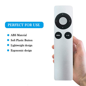 Télécommande pour <span class=keywords><strong>Apple</strong></span> <span class=keywords><strong>TV</strong></span> MC377LL/A 1/<span class=keywords><strong>2</strong></span>/3/4, A1294 A1218/MA711 A1378/MC572 A1427/MD199 A1625/MGY52/MLNC2 A1842/MQD22, Argent - Product Image 4