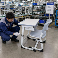 Meilleurs bureaux et chaises réglables, utiles dans les salles de classe des étudiants, ensembles de bureaux et de chaises pour étudiants personnalisables, chaises d'école