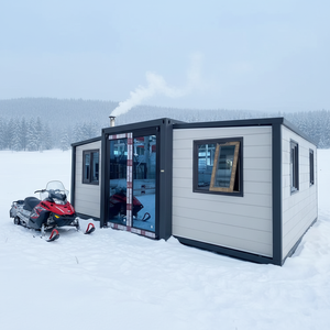 Casa Contenedor Expandible de 20 pies |   Casa Modular Prefabricada de Acero de Lujo, Expandible, de 2-3 Dormitorios, con Baño, Tipo Apartamento - Product Image 2