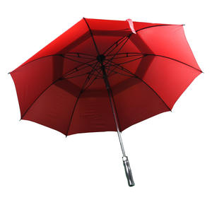 Paraguas de Golf Automático Passen de 30 Pulgadas, Doble Capa, 8 Varillas Reforzadas Resistentes al Viento, Diseño Recto, Rojo/Azul/Negro NC - Product Image 3