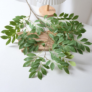 Flores Artificiales Decorativas Hechas a Mano, Hojas de <span class=keywords><strong>Olmo</strong></span> de Seda Dorada, Decoración Interior para Navidad, Día de la Madre, Regreso a Clases, Modernas y Duraderas - Product Image 6