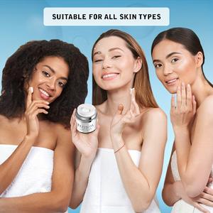 Crema Hidratante con Retinol, Ácido Hialurónico, Vitaminas B, C y <span class=keywords><strong>E</strong></span> para Piel Sensible, Reparación, Hidratación, Antienvejecimiento, Cuidado Facial para Mujeres, de Día - Product Image 3