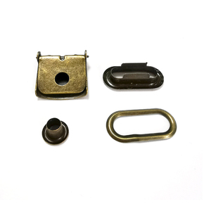 20 mm métal Baseball chapeaux accessoires sangle corde fer Clips ceinture prêle boucle ovale oeillet <span class=keywords><strong>cuir</strong></span> Rivets - Product Image 4