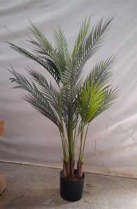 Mauve artificielle lucidus pot géranium fausse plante verte grand plancher bionique bonsaï arbre paysage décoration - Product Image 6