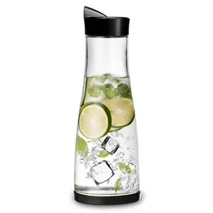 Simplycity Glass Pitcher Drip-Free Water Pitcher With Tight Lid