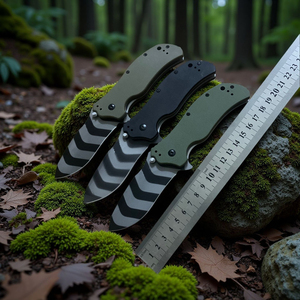 Cuchillo Plegable Multifuncional de Acero Inoxidable Personalizable OEM con Hoja Fija para Supervivencia al Aire Libre, Camping y Bricolaje - Product Image 1