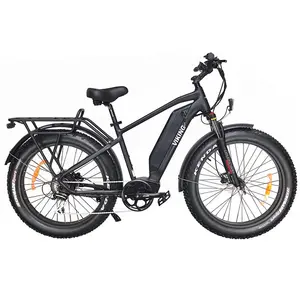 Factory 26inch Electric Fat Tyre Bike Big Power 48V 750W/1000W Electric Mountain Bike