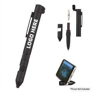 Promotional 7-in-1 Ballpoint <b>Pen</b> With LED Light Compass Custom Brand Logo Printing Novelty Utility <b>Pen</b> for Trade Show Giveaway - Product Image 2