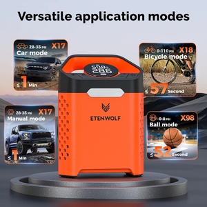 V3 휴대용 플라스틱 타이어 인플레이터 펌프 160 PSI 자동차 컴프레서 100% 듀티 사이클 7800mAh 에어 펌프 자동차 오토바이용 - Product Image 3