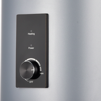 Chauffe-eau électrique en acier inoxydable personnalisable pour salle de bain, usage domestique et hôtelier, capacité de 50 L, classe énergétique B