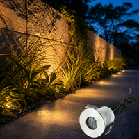 Éclairage d'escalier extérieur encastré étanche IP67, éclairage LED souterrain 3W