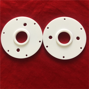 Bride en céramique de verre usinable CNC personnaliser Isolateur <span class=keywords><strong>Macor</strong></span> verre Anneau en céramique avec trou - Product Image 3