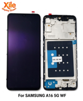 Écran tactile OLED WF avec châssis pour Samsung A16 5G – Pièce de rechange pour téléphone portable