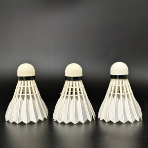 Raqueta de Bádminton Profesional <span class=keywords><strong>DR</strong></span>-10 de Segunda Calidad, Pluma de Ganso Recta, Cabeza de Corcho PU de 2 Capas, Alta Durabilidad, Estable, Deportiva - Product Image 6