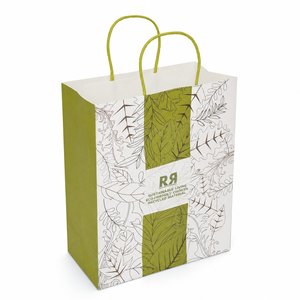New Arrival <b>Biodegradable</b> Food Grade Custom Dimension Handheld <b>Paper</b> Bag - Product Image 6