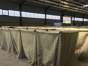 Mur de barrière défensive galvanisé <span class=keywords><strong>Gabion</strong></span> soudé pour le remplissage de sable Couvert de géotextile Fabrication Nouvelle année Remise en stock important - Product Image 4