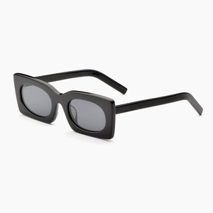 Lunettes de soleil rectangulaires rétro à lentille ronde, colorées, personnalisées, Logo OEM - Product Image 1