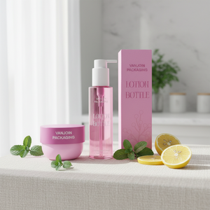 Flacon de lotion PET 100 ml rouge, <span class=keywords><strong>bleu</strong></span>, gris, blanc avec pompe blanche, pot cosmétique PP, impression, ensemble de soins de la peau, faux cils, <span class=keywords><strong>shampoing</strong></span> - Product Image 4