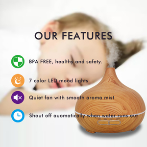 Bán buôn Zen nhà khối lượng lớn Điện khuếch tán hương thơm 300ml Nâu ABS + PP Hình giá thấp - Product Image 5