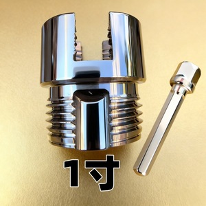 Taraudeuse à filetage de tuyaux de 1 pouce à filetage fin, embout hexagonal pour utilisation en machine - Product Image 1