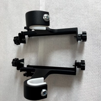 Accessoires de tringle à rideaux en alliage d'aluminium non perforé, durables, style campagnard français, sans perforation, couleur et taille personnalisables