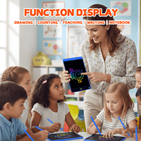 Tablette graphique LCD professionnelle HX 12 pouces pour enfants, tablette de dessin pour enfants avec stylet, tablette d'écriture LCD 12 pouces pour enfants